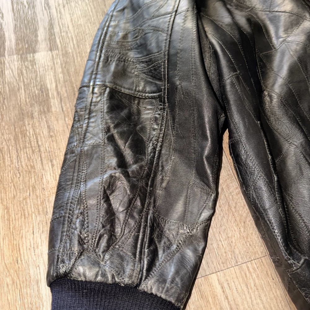 Black Leather Jacket - Picture 8 of 9